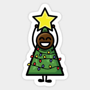 Christmas is Life guy Sticker